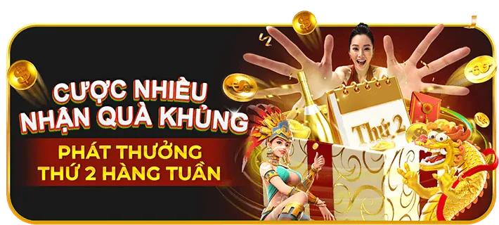 Thưởng nạp lại hàng tuần cho thành viên VIP